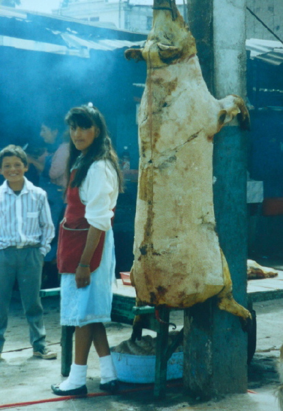 Warten auf den Grill