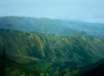 steile Aecker bei Ambato