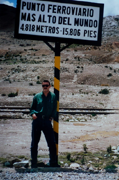 auf dem Ticlio-Pass