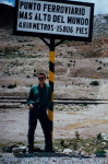 auf dem Ticlio-Pass