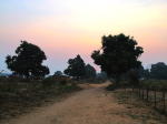 Lumbala Caquengue, Sonnenaufgang