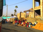 Lubango, beim Busterminal