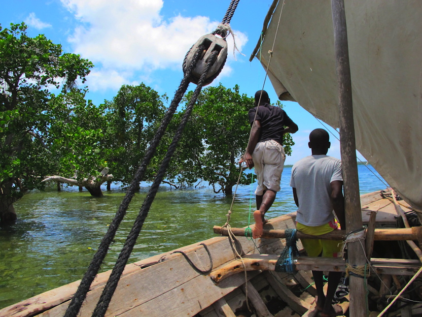 Dhow nach Ilha do Quirimba