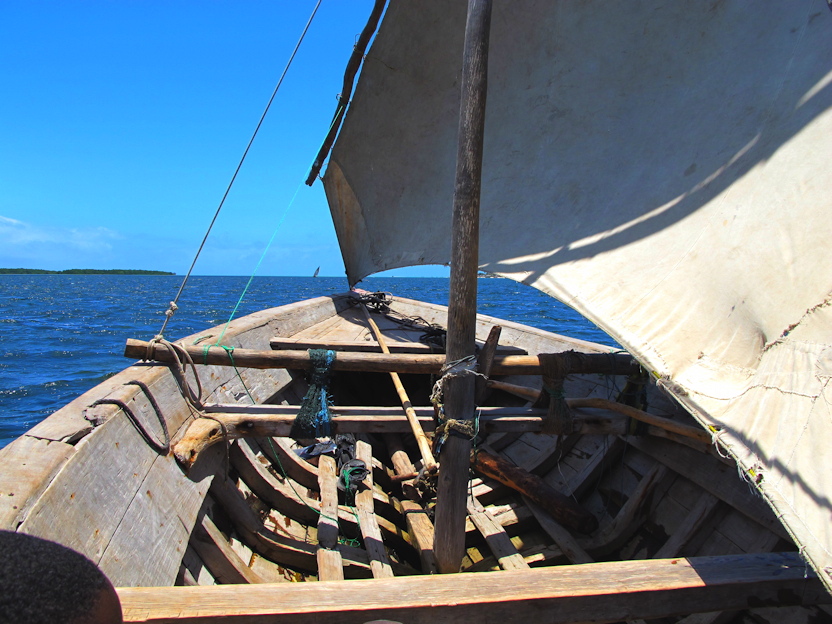 Dhow nach Ilha do Quirimba