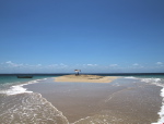 Sandbank bei der Ilha do Ibo