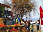 Markt bei der Luangwa Brücke