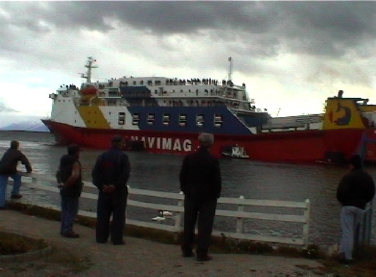 Puerto Natales Schiff aus Puerto Montt