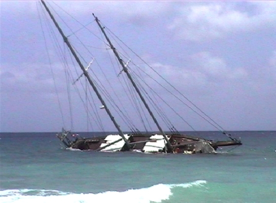 Wrack vor Sal