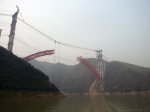 auf dem Daning Fluss